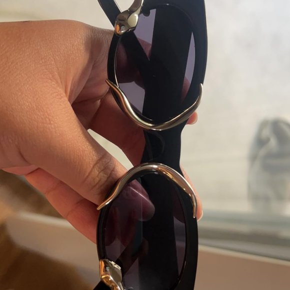 Snake gold sunglasses main image 8